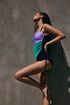 Sarda Mendieta Swimsuit Boat Neck Padded